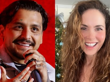 Fans se burlan de Nodal por usar banquito para verse más alto que Lucero: “Vengo a ver al forajido entaconado”