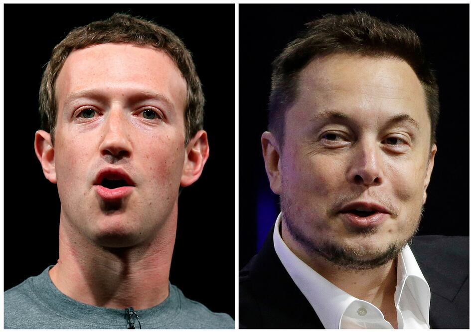 Zuckerberg pone fin a la pelea con Musk: "Elon no es serio, es hora de dejarlo pasar". (AP Photo/Manu Fernandez, Stephan Savoia)