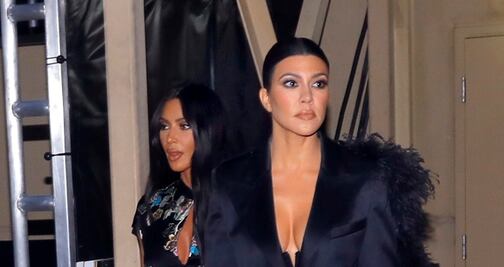 Kourtney Kardashian derrocha glamour con blazer de impacto en Las Vegas 