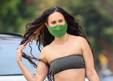 El microbikini con lila con el que lució su silueta la hija de Demi Moore