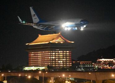 Avión de Pelosi, el vuelo más rastreado en tiempo real