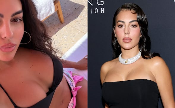 El bikini de hilo con el que Georgina Rodríguez deslumbró en Miami mientras acompaña a Cristiano Ronaldo