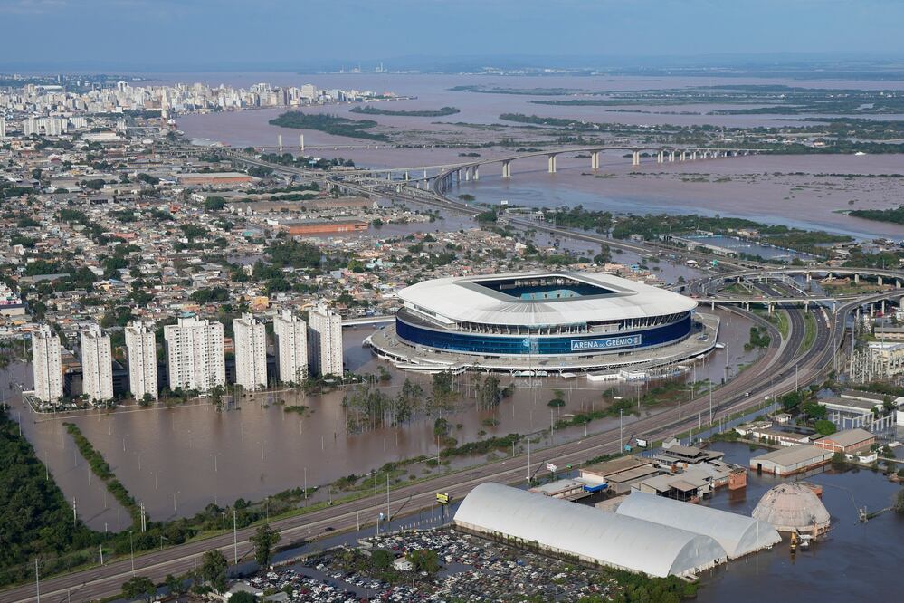 Brasil de nuevo en peligro de inundación tras nuevas lluvias torrenciales. FOTO: AP