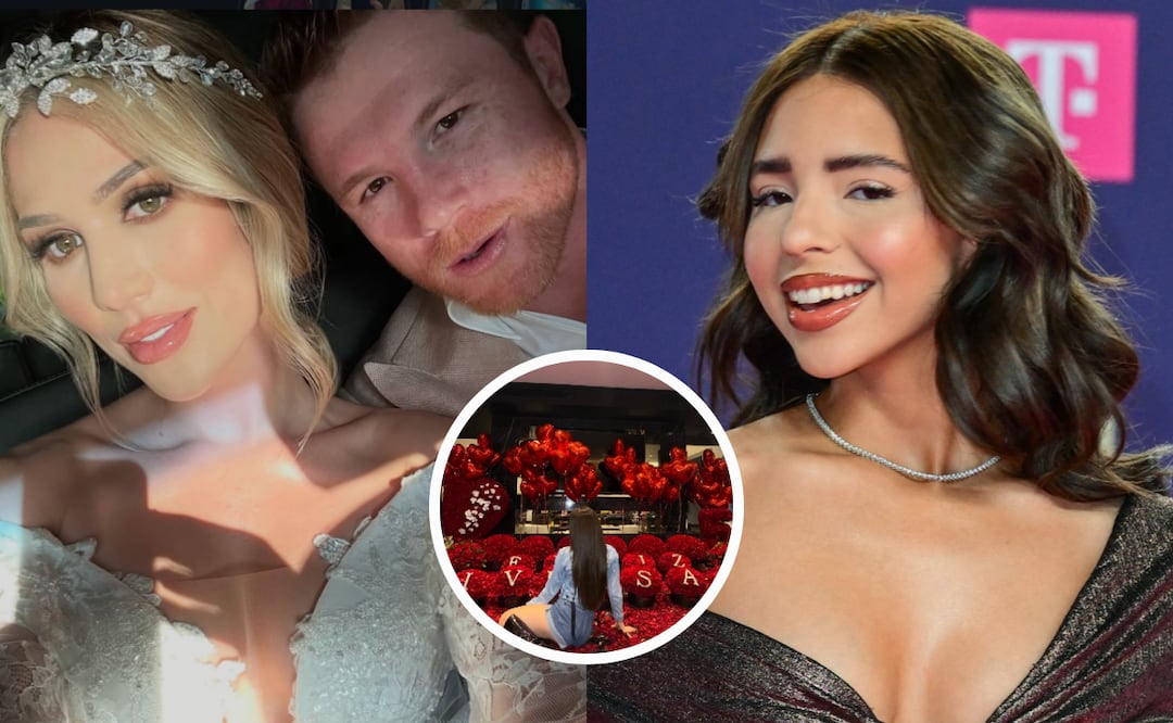 Tras rumores de romance con Ángela Aguilar, Canelo Álvarez celebra su aniversario con Fernanda Gómez. Foto: Instagram / AFP
