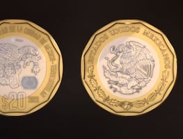 La moneda conmemorativa de la Fundación Lunar de Tenochtitlán que vale $900,000 pesos