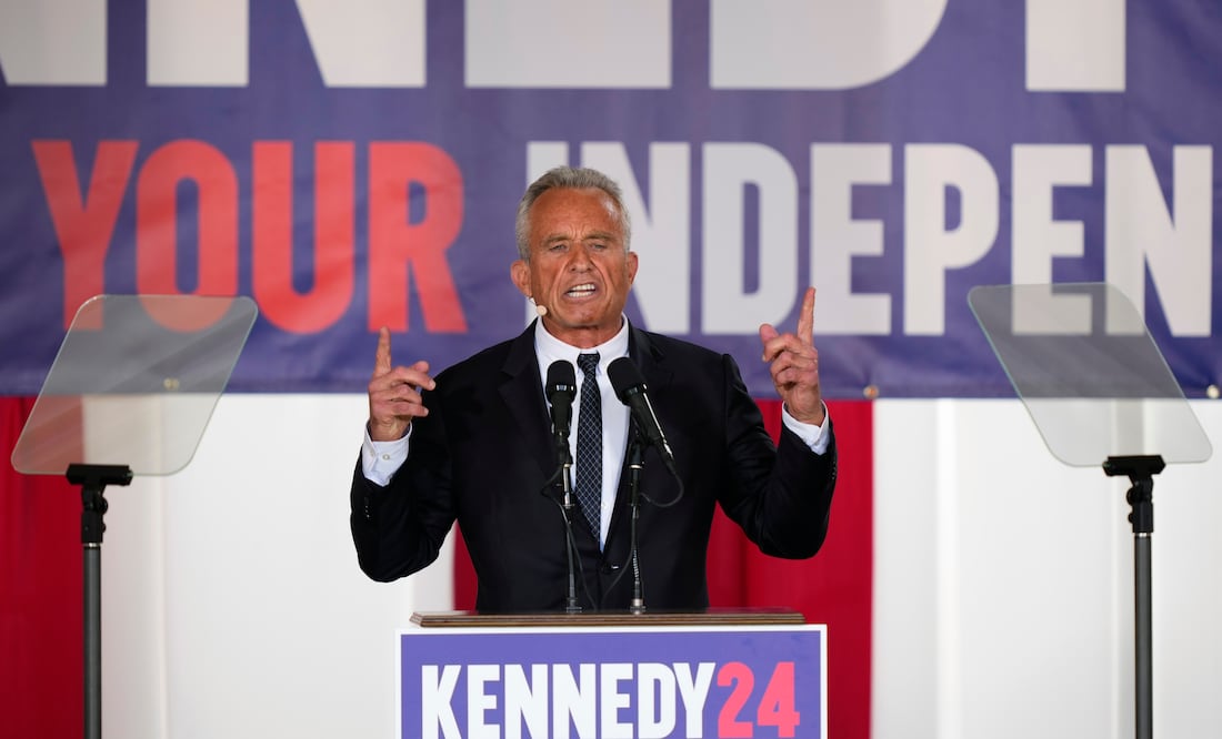 El sobrino de Kennedy se lanza como candidato independiente a la presidencia de EE.UU.. (AP Photo/Matt Rourke)