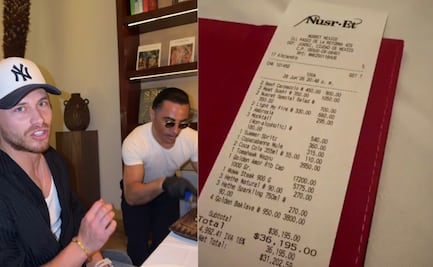 Aldo de Nigris explota contra restaurante de Salt Bae en CDMX por cuenta de más de $40 mil | VIDEO 