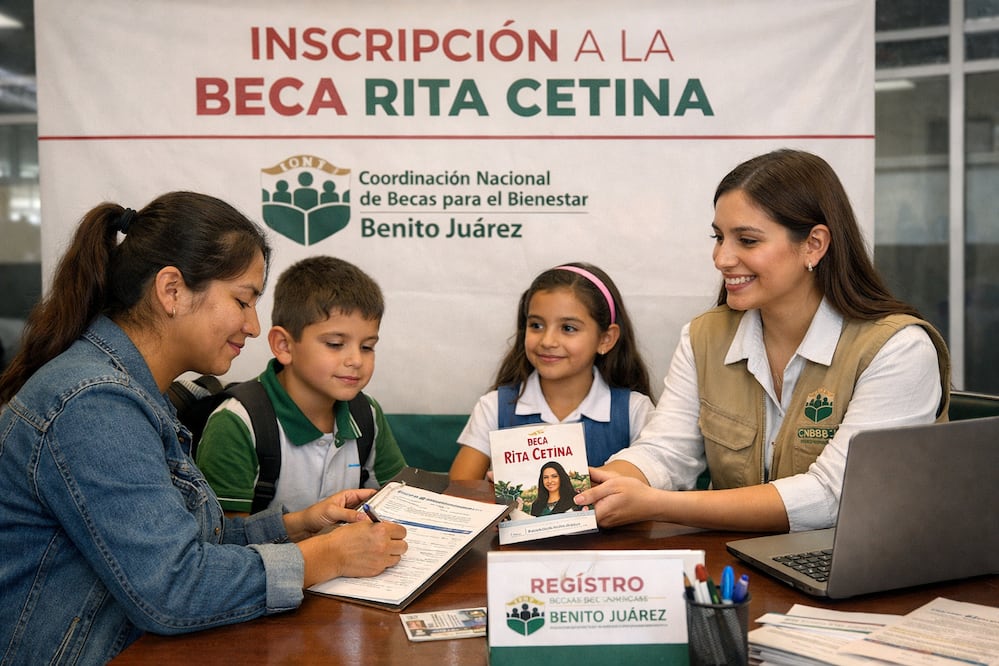 Registro Beca Rita Cetina 2026 para primaria: paso a paso en línea, documentos y cómo saber si quedaste. Foto: IA