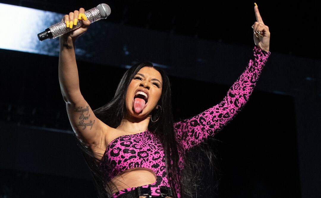 Cardi B  (Photo by SUZANNE CORDEIRO / AFP)