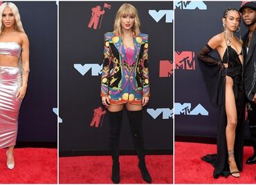 Galería. Famosas impactan en la alfombra roja de los VMAs
