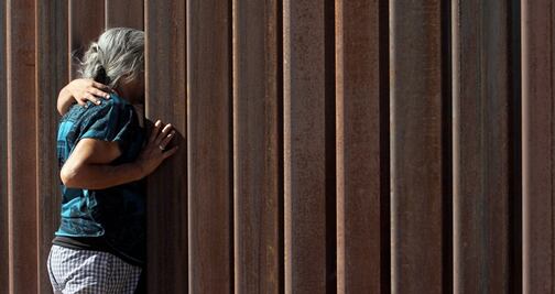 Cancelan abrazo migrante en frontera por negativa de autoridades