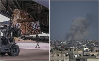 Continúan los bombardeos de Israel contra Gaza adonde llegó la ayuda humanitaria y medicamentos