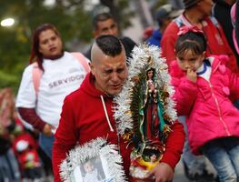 FOTOS: La fe por la Virgen de Guadalupe mueve a 11 millones de peregrinos a la Basílica en México