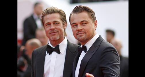Leonardo DiCaprio y Brad Pitt se 'roban' la alfombra roja en Cannes