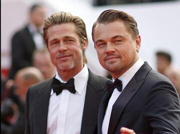 Leonardo DiCaprio y Brad Pitt se 'roban' la alfombra roja en Cannes