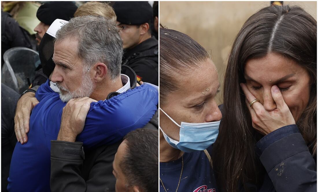 "Hay que entender el enfado", dice Rey Felipe tras reclamos de damnificados por temporal en zonas de Valencia. VIDEOS. FOTOS EFE