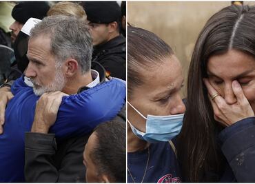 "Hay que entender el enfado", dice Rey Felipe tras reclamos de damnificados por temporal en zonas de Valencia. VIDEOS
