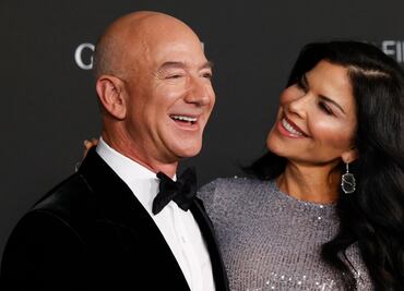Lauren Sánchez conquista LA con vestido 'cut out' junto a Jeff Bezos