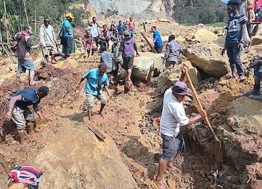 Catastróficos deslizamientos de tierra sepultan a más de 2 mil personas en Papúa Nueva Guinea