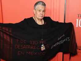 "Hasta encontrarles"; madre mexicana buscadora protesta en Gala TIME 100