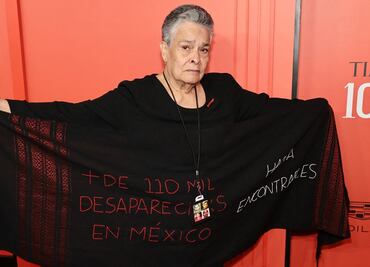 "Hasta encontrarles"; madre mexicana buscadora protesta en Gala TIME 100