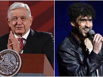 AMLO pide a Bad Bunny concierto gratis en el Zócalo tras caos en las entradas