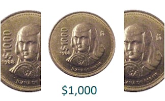 La moneda de $1000 de Sor Juana Inés de la Cruz por la que piden hasta $80 mil pesos
