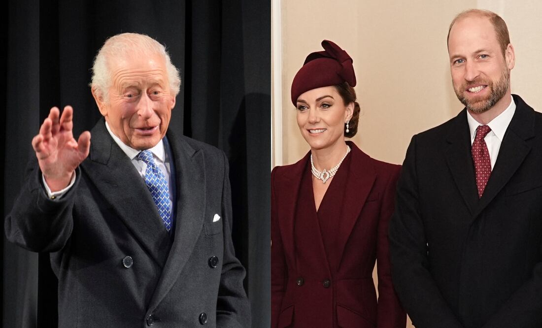 William y Kate adelantan planes de sucesión al trono y se preparan para ser rey y reina; salud de Carlos no mejora. Foto: AP / AFP
