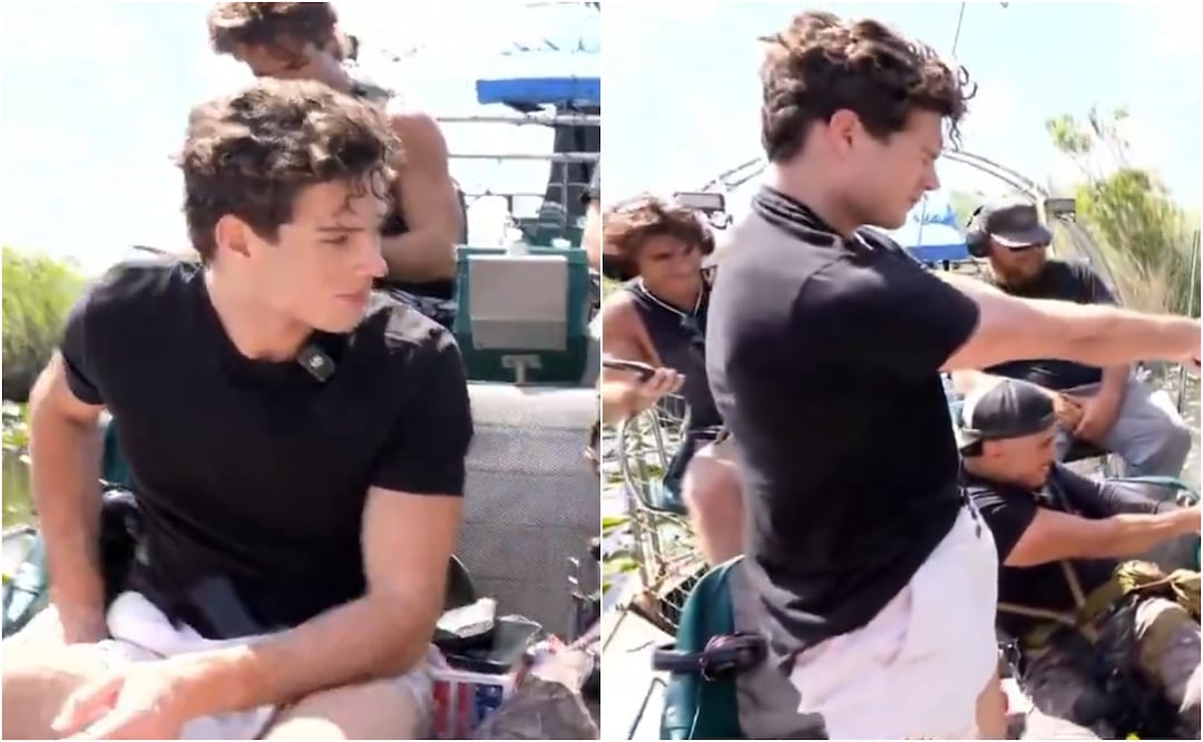 Influencer dispara contra un caimán durante una transmisión en vivo y desata polémica.  Foto: Captura de pantalla/ X