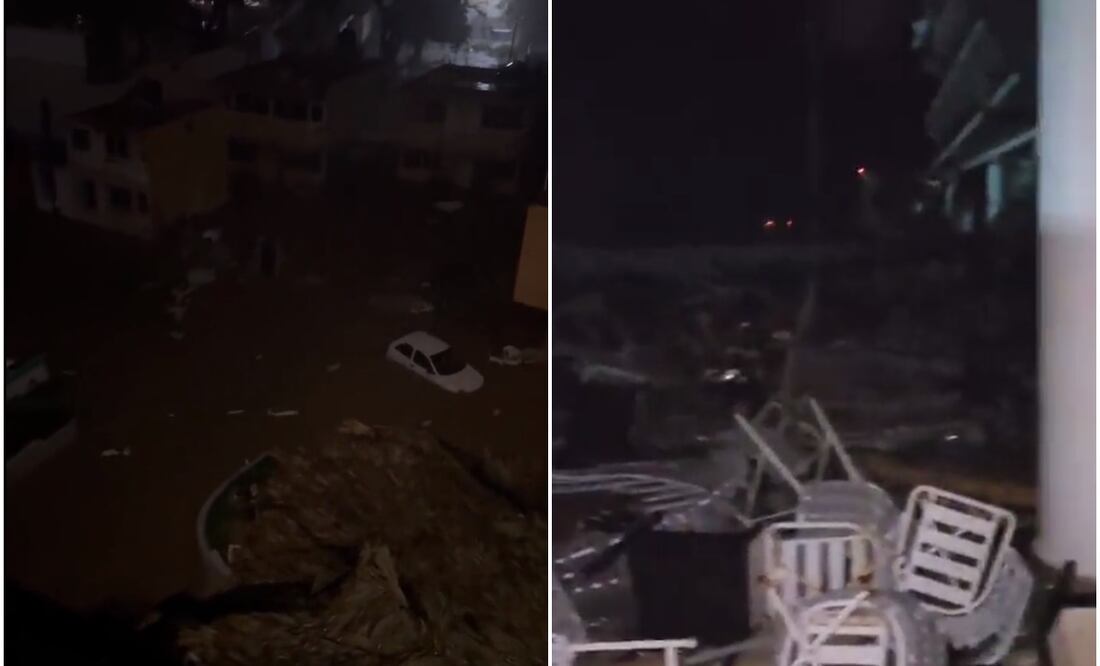 Huracán Otis causa devastación en Acapulco. Foto tomada de videos