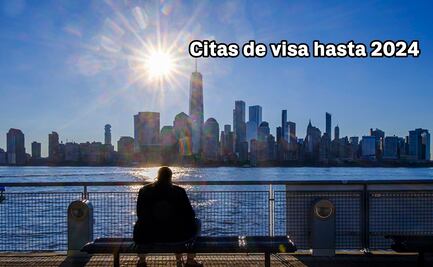 ¿Quieres la visa americana? Citas de primera vez son hasta 2024 
