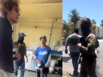 Mujer latina defiende a migrante de operativo: "Estos no son ICE. Son una maldit*s caza recompensas"