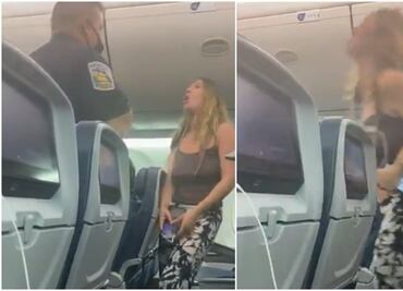 Mujer escupe hacia pasajeros y se niega a usar cubrebocas durante vuelo en EU