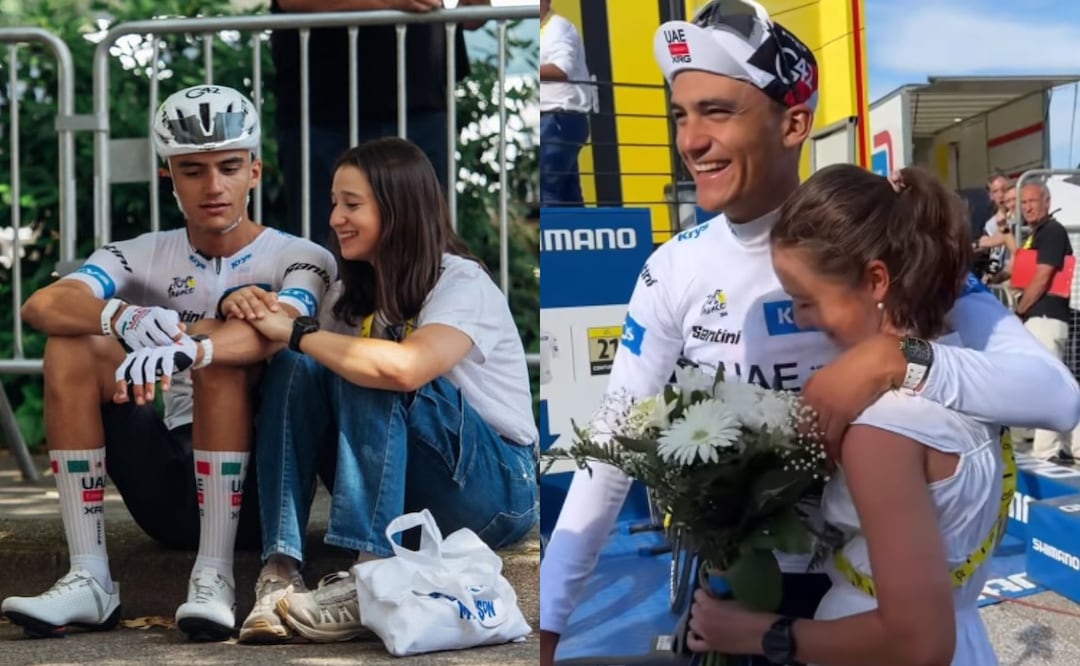 ¿Quién es la novia de Isaac del Toro? La ciclista que conquistó el corazón del mexicano del momento. Tomada de Instagram @letourdefrance / @isaac_deltoro_romero1 / romina_hinojosa02