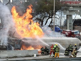 Ya son 28 los muertos tras el accidente de camión de gas en el Puente de la Concordia