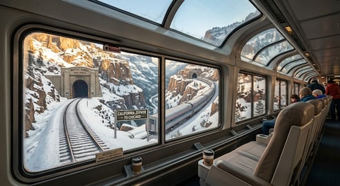 Trenes que te llevarán por destinos paradisíacos e históricos de Estados Unidos