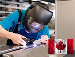 Trabaja en Canadá como soldador y gana $48,000 al mes; estos son los requisitos