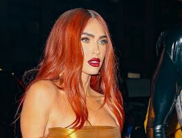 Al estilo de Jessica Rabbit, Megan Fox arrasa en gala de Time con vestido strapless