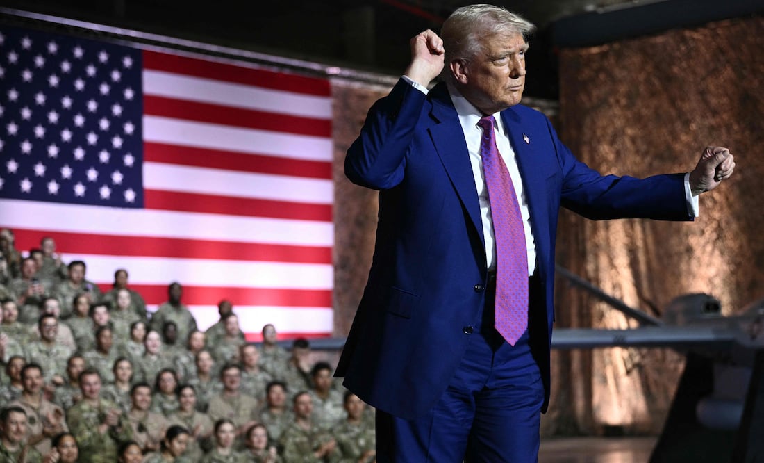 Trump deja abierta una posible guerra con Irán: “Puede que lo haga, puede que no” (Photo by Brendan SMIALOWSKI / AFP)