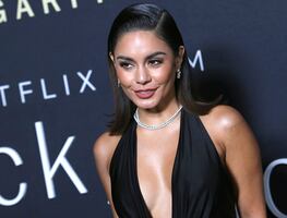 Vanessa Hudgens presume figura de impacto con vestido de escote profundo