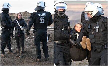 Detienen a la joven activista Greta Thunberg durante protesta en Alemania (Imágenes)