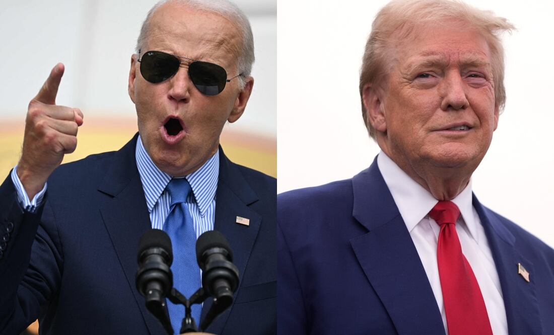 Biden pide a Trump que detenga acusaciones contra comunidad haitiana. Foto: AFP / AP
