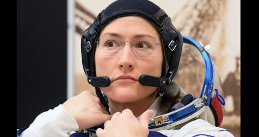 La primera astranauta de EU que estará casi un año en el espacio