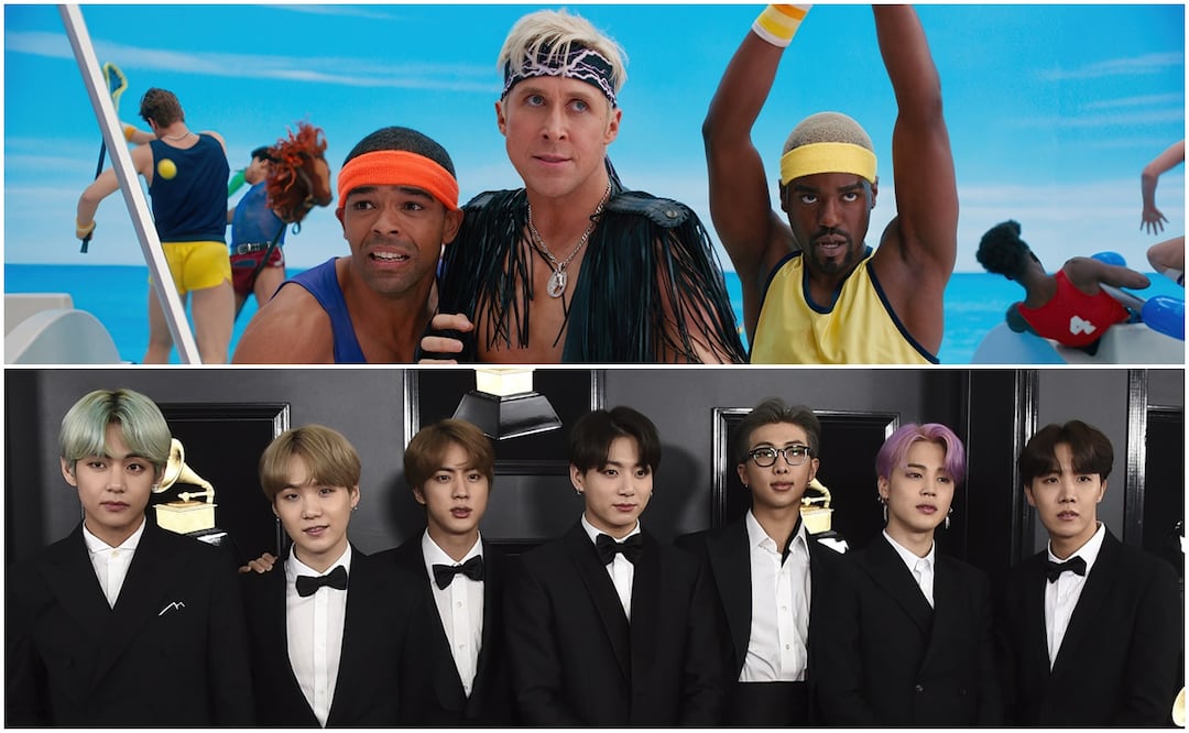 Ryan Gosling regala guitarra a Jimin de BTS por haber usado primero el traje de vaquero de ‘Ken’. Foto: AP