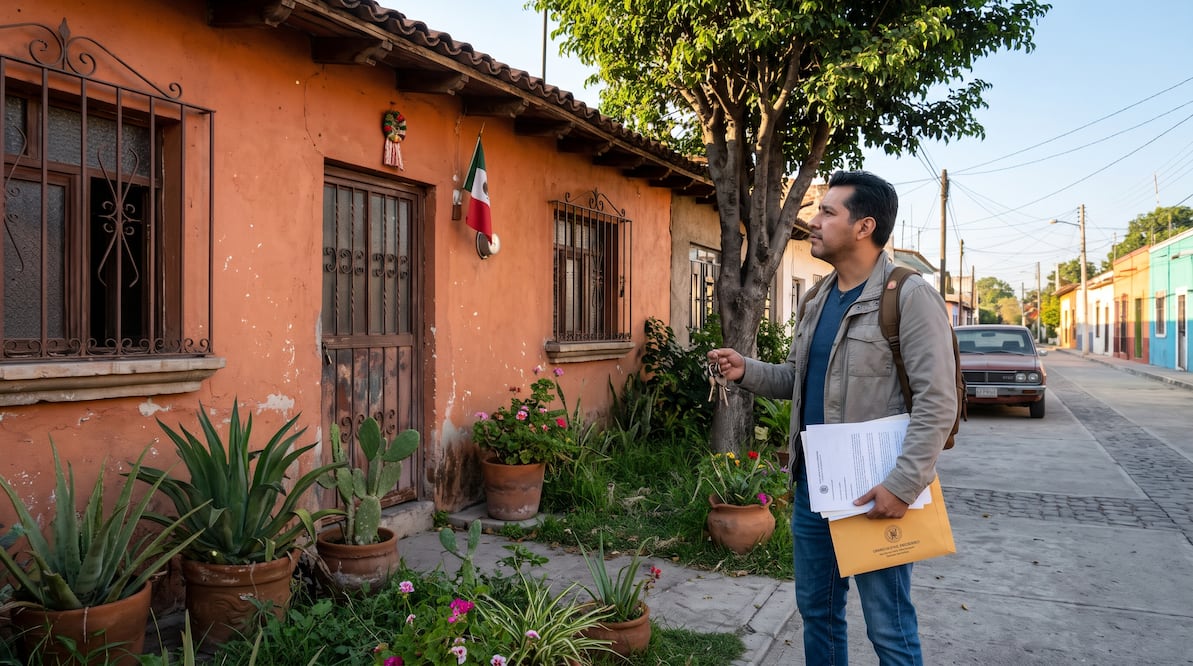 ¿Puedes heredar una casa en México si vives en Estados Unidos? Así puedes reclamarla sin viajar. Foto: IA