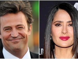 Salma Hayek dedica triste despedida a Matthew Perry tras su muerte