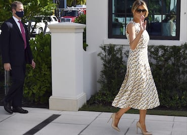 Elecciones 2020. Melania Trump votó en Palm Beach