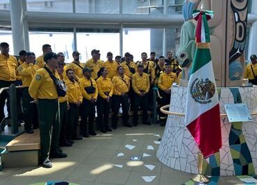 México responde a Canadá: Envía un centenar de bomberos para combatir los incendios forestales
