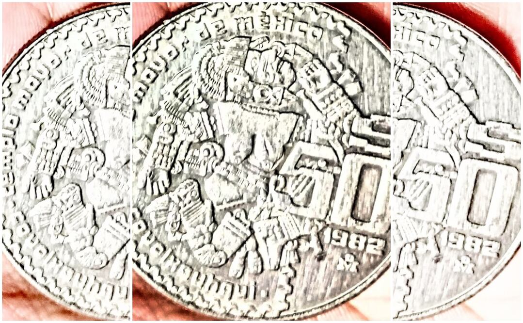 Piden hasta $2 millones de pesos por esta moneda de $50 pesos de 1982. Foto: Mercado Libre