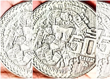 Piden hasta $2 millones de pesos por esta moneda de $50 pesos de 1982